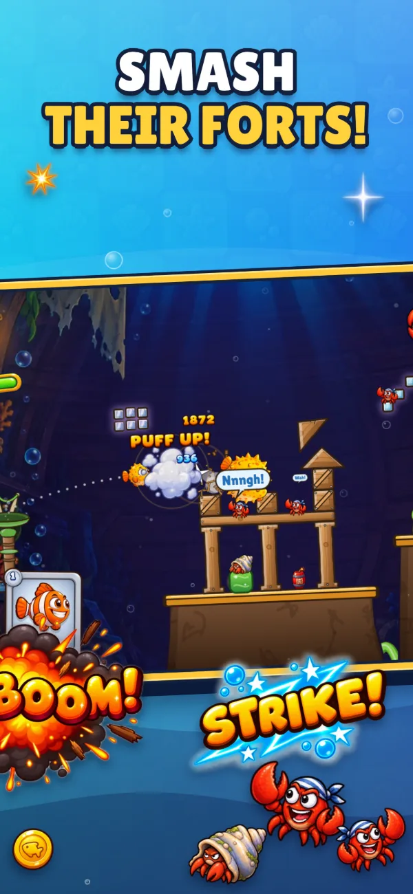 Smash their forts